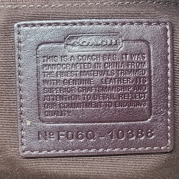 Coach Patchwork Patent Suede Signature C Jacquard Shopper Tote # F06Q-10388 - Picture 10 of 16